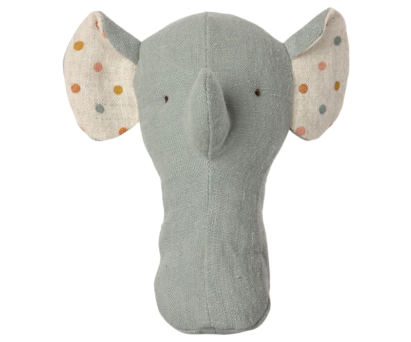 Maileg  Elephant Lullaby Friends Rattle Toy
