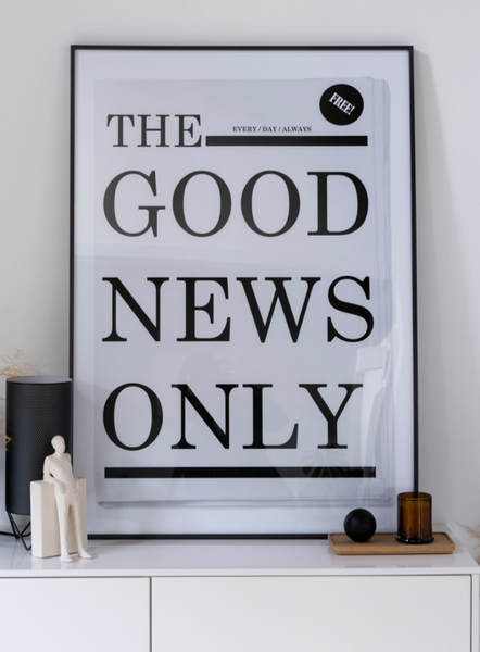 SOOuK 70x50cm Good News Print