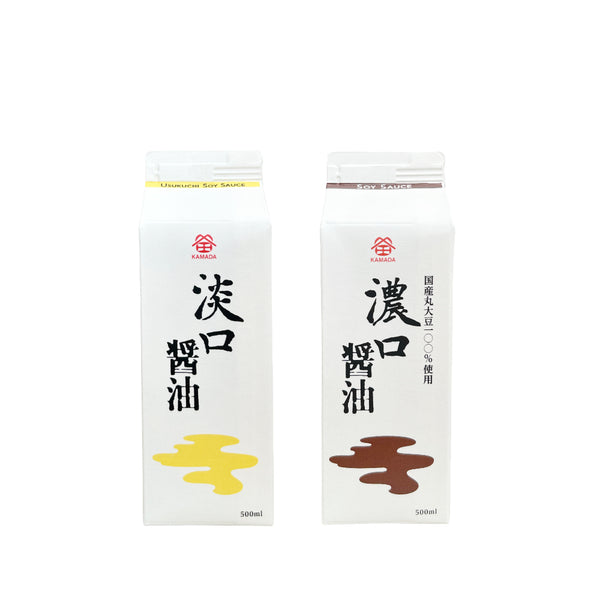 www.Japan-Best.net 200ml Koikuchi and Usukuchi Soy Sauce