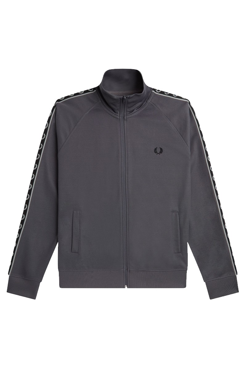 Fred Perry Contrast Tape Track Grey