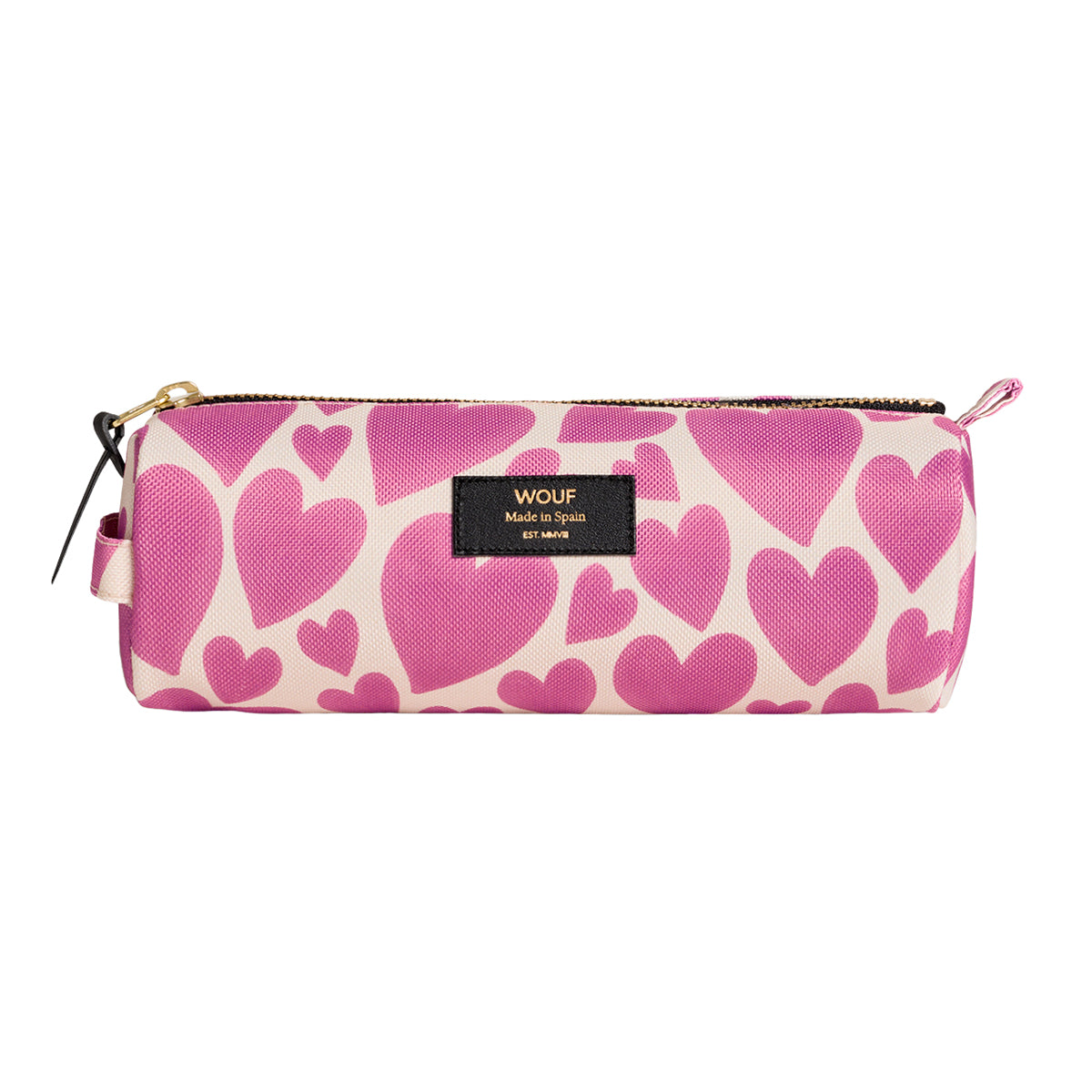 Wouf Wouf Pink Love Pencil Case