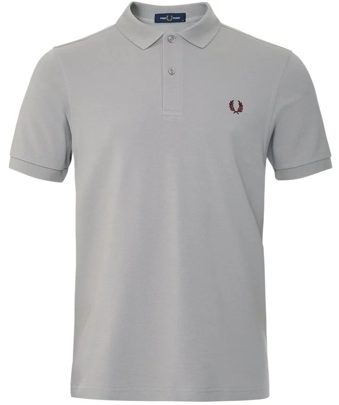 Fred Perry Fred Perry Slim Fit Plain Polo Limestone