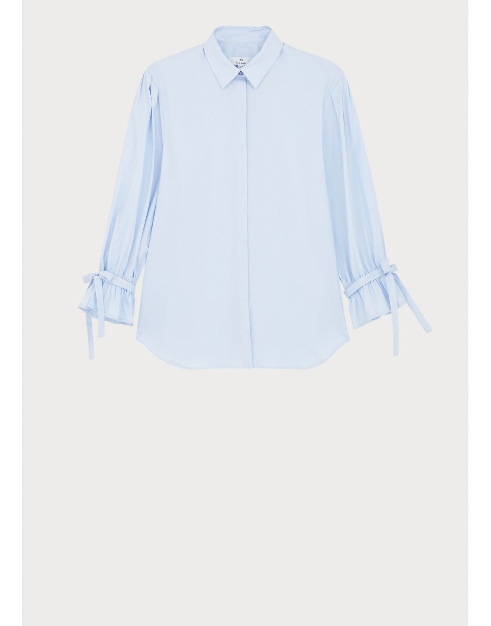 Paul Smith Blue Tie Sleeves Button Down Shirt 