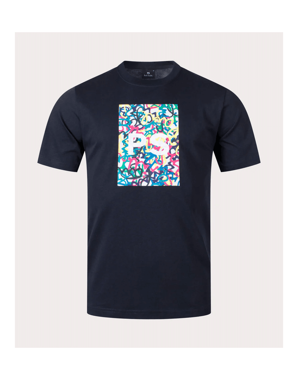 Paul Smith Navy PS Logo Graphic T Shirt