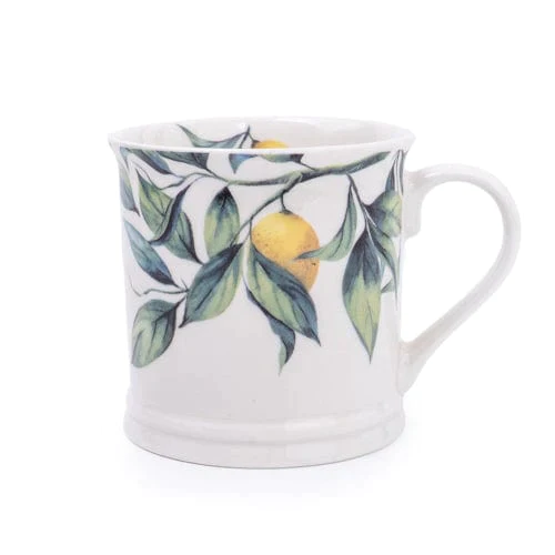 Candlelight White Mediterranean Lemons Mug