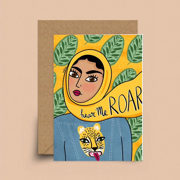 SAKINA SAÏDI Hear Me Roar Card