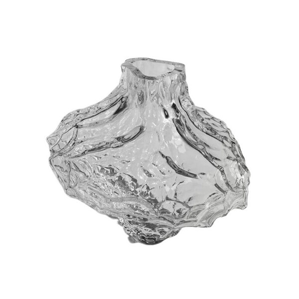 Hein Studio Large Vase « Canyon » - Clear