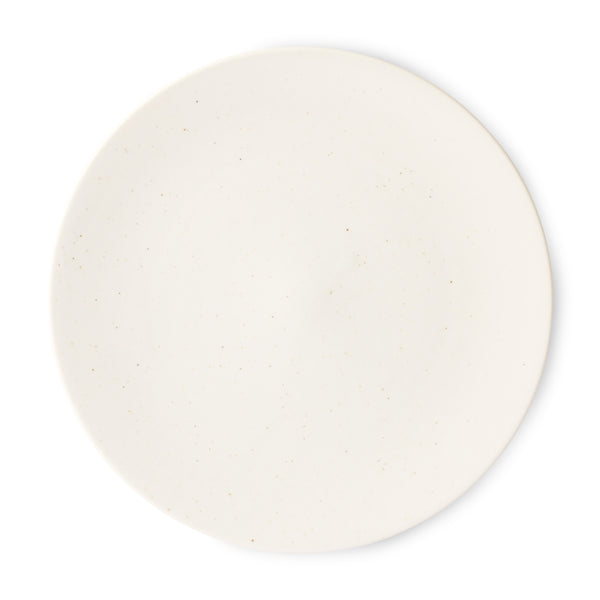 HK Living Kyoto Ceramics: Japanese Large Dinner Plate White