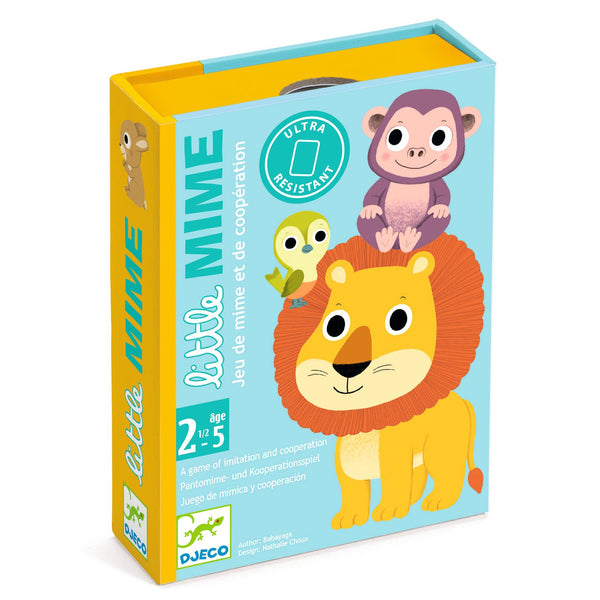 Djeco  Little Mime - Animal Sounds Toddler Miming Card Game