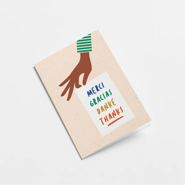 graphic  factory Merci Thank You Card