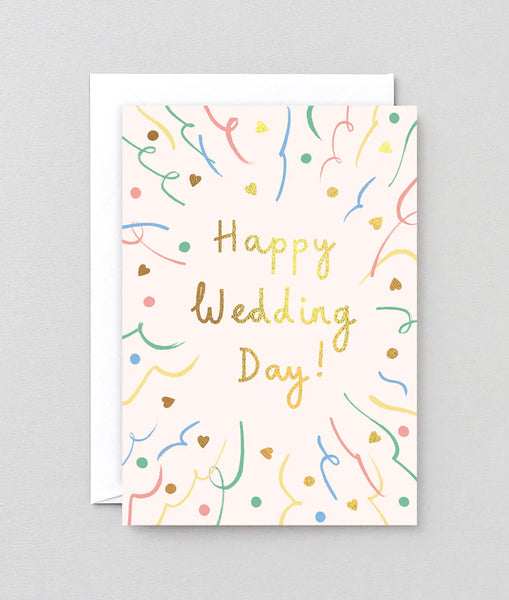 Wrap Happy Wedding Day Card