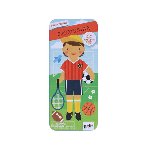 PetitCollage Sports Star Magnetic Play Set