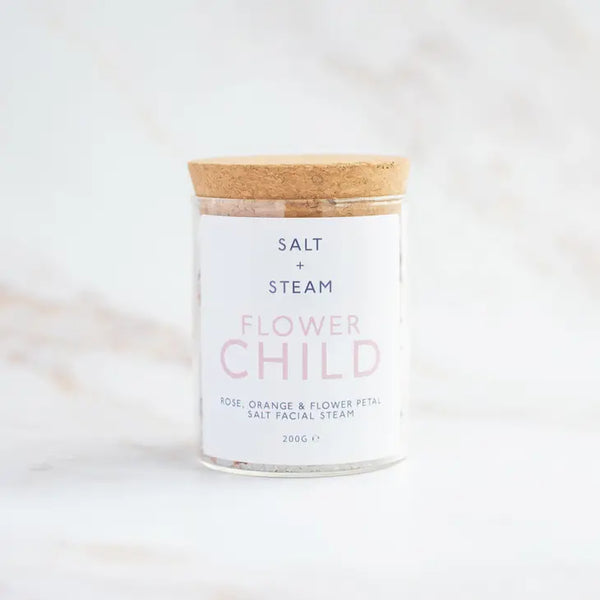 Salt + Steam Flower Child - Rose & Orange Facial Steam