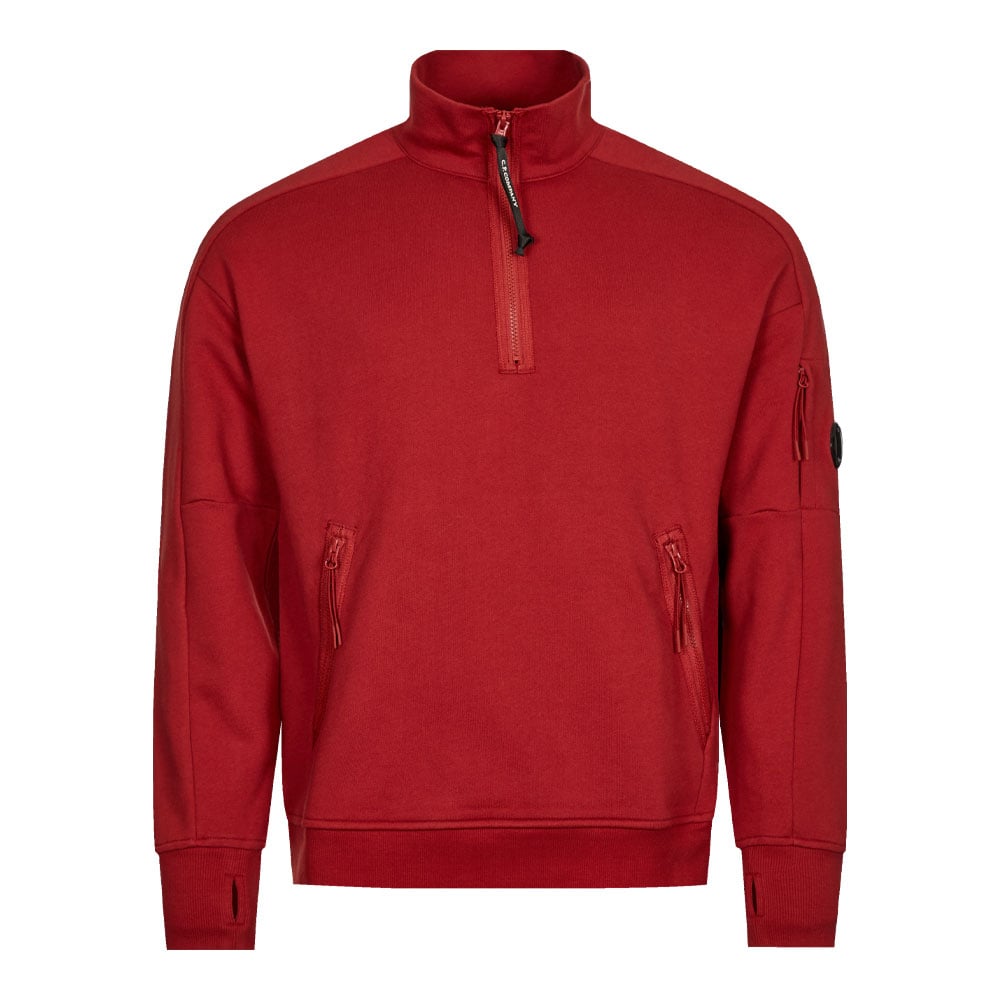 cp-company-quarter-zip-sweatshirt-ketchup