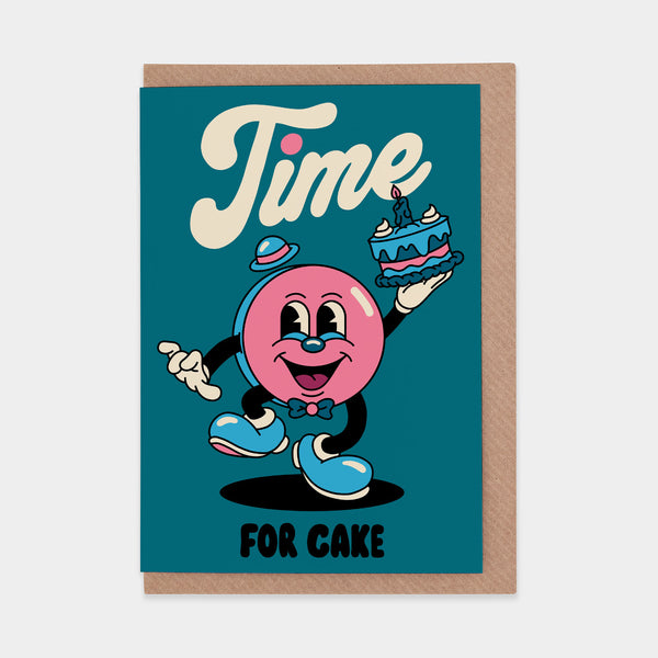 Yeye Weller Time For Cake Greetings Card