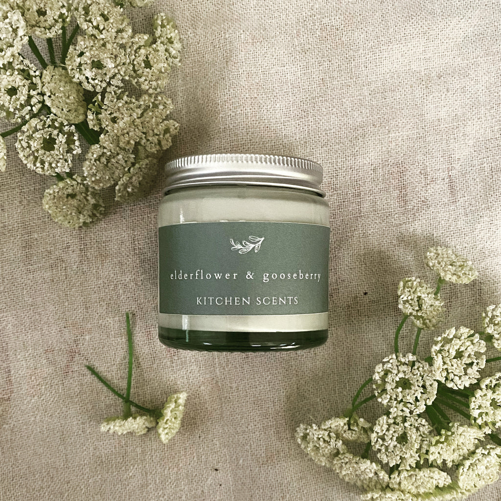 Kitchen Scents Elderflower and Gooseberry Scented Candle