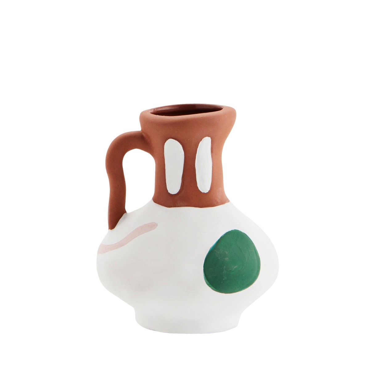 madam-stoltz-terracotta-arty-hand-painted-vase