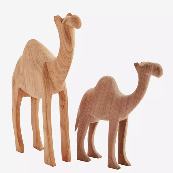 Madam Stoltz Decorative Wooden Camels