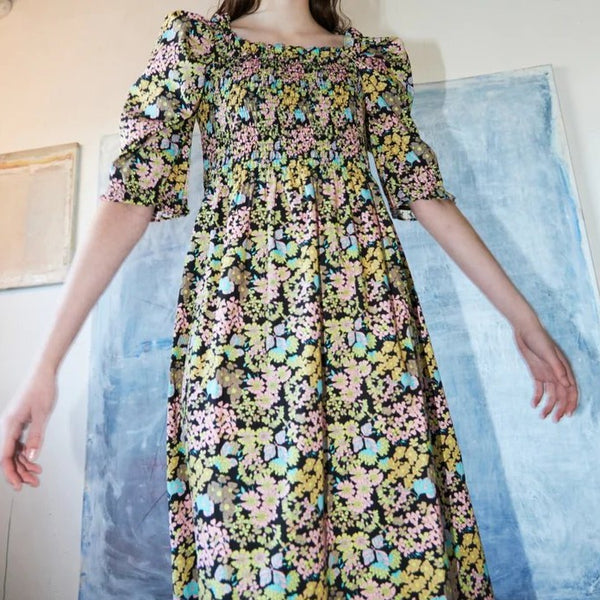 Dawn x Dare Callie Floral Midi Dress