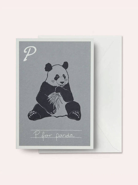 SUMMER WILL BE BACK P Is For Panda Card