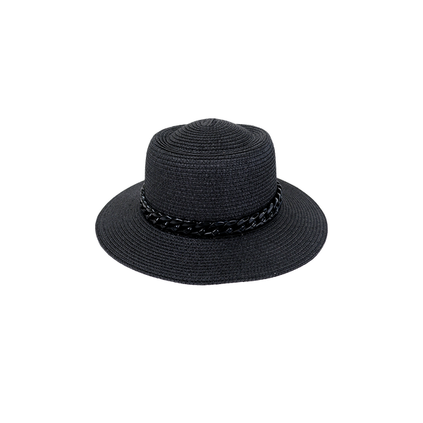 Black Colour Black Link Hat