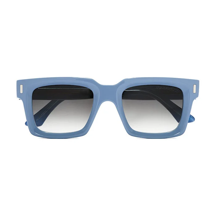 Cutler & Gross Solid Light Blue 1386 Colour Studio Square Sunglasses