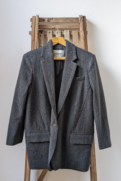 Marant Etoile Cikaito Oversized Wool Jacket