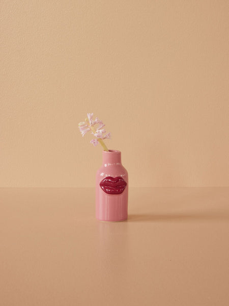 rice Small Ceramic Lips Vase