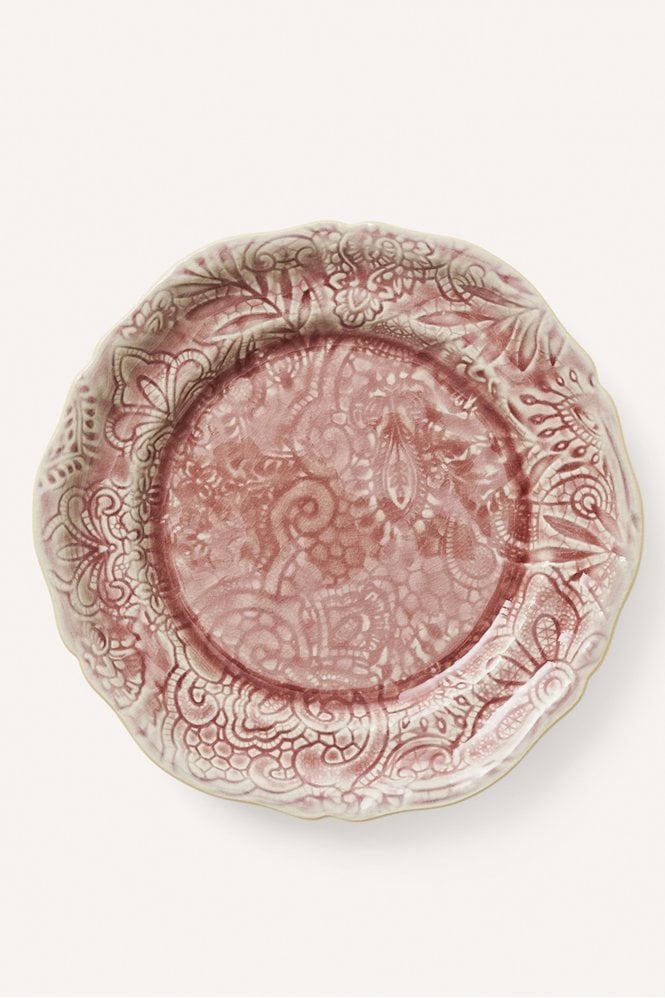 Sthal Salad Plate In Old Rose