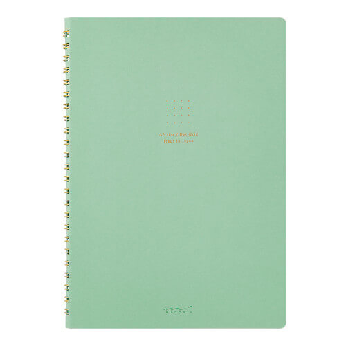 midori-a5-dot-grid-colour-notebook-green