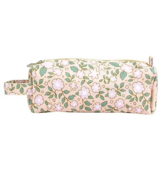 A Little Lovely Company Pencil Case: Blossoms - Pink