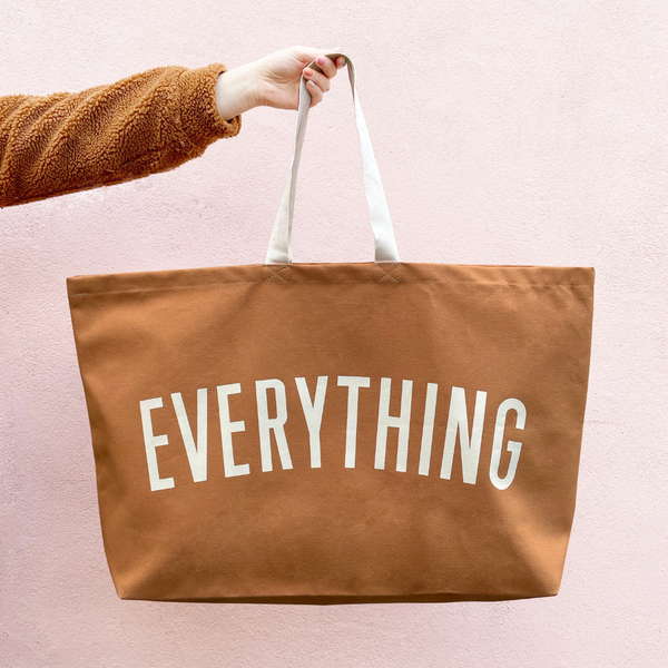Alphabet Bags : Everything - Tan Really Big Bag