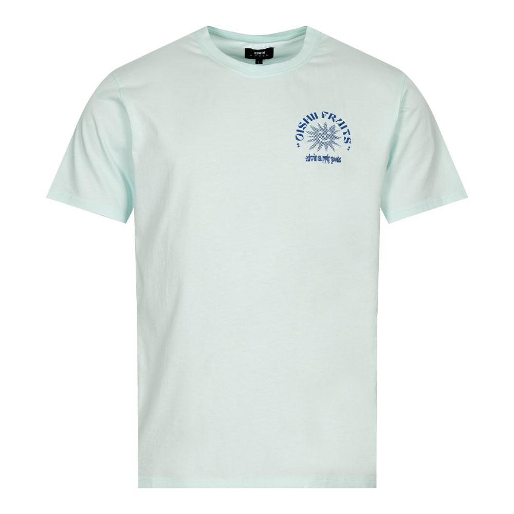 Edwin Ringo Oishii T-shirt - Bleached Aqua