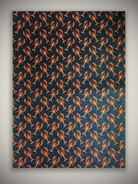 Museums & Galleries Papel Envoltorio 'lobster Pattern' - Catherine Rowe