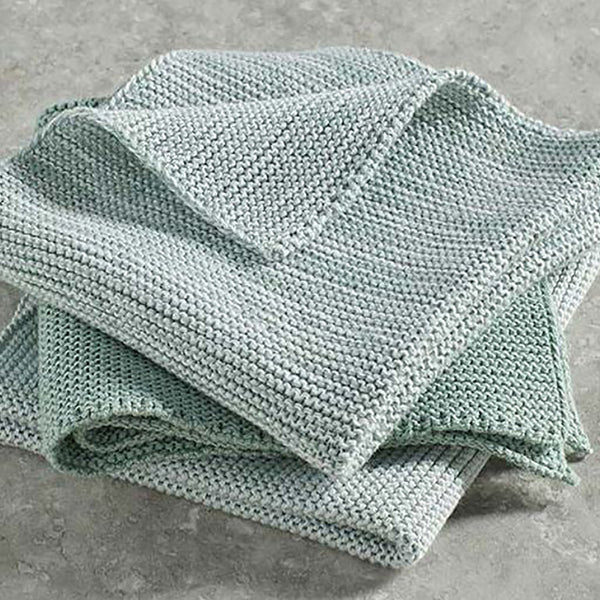 Walton & Co Cotton Knitted Dish/ Wash Cloths, Set Of 3