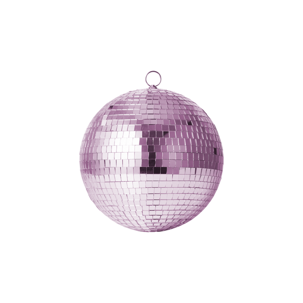 rice Medium Soft Pink Round Disco Ball