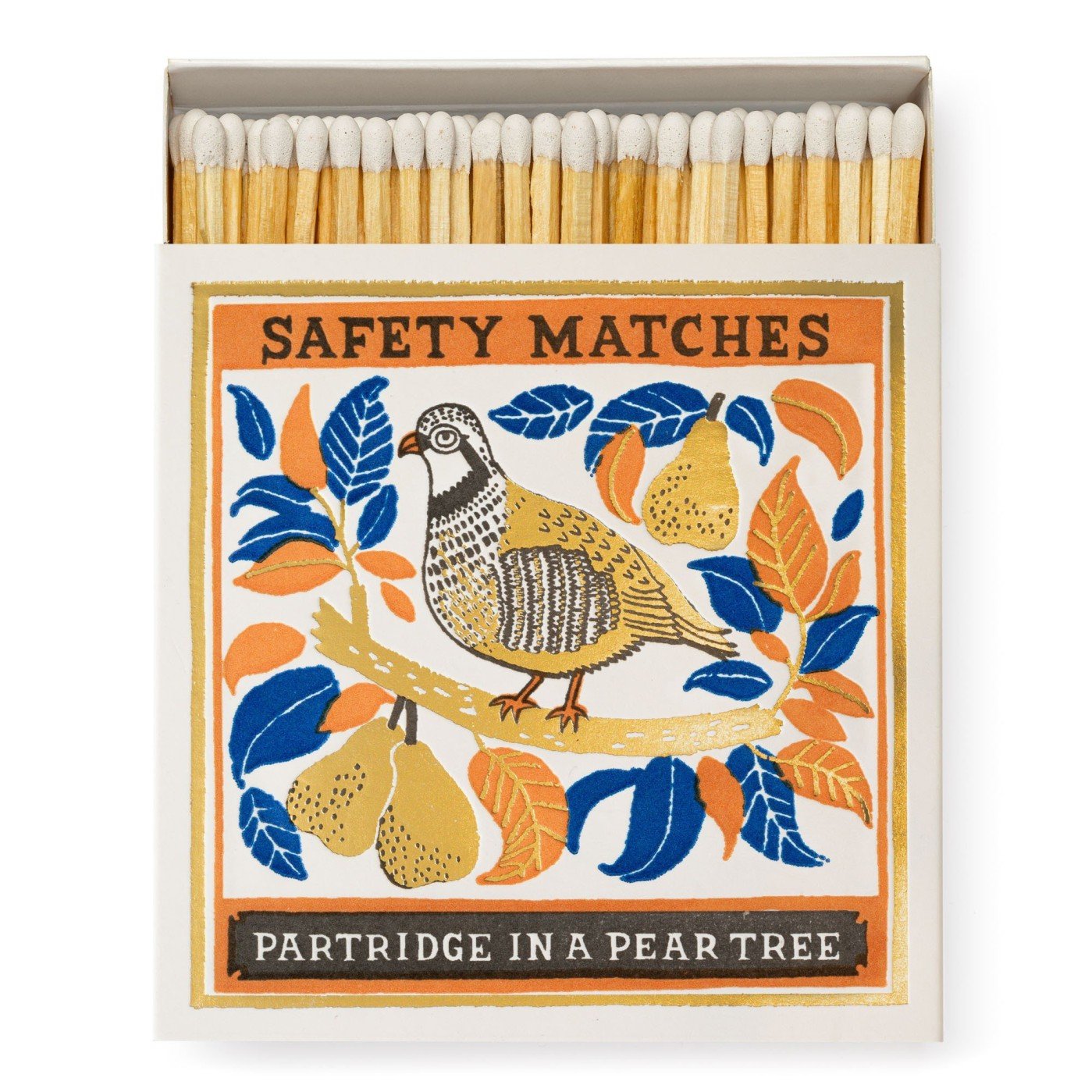 archivist-luxury-matches-partridge-in-pear-tree