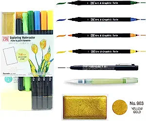 kuretake-zig-watercolour-how-to-paint-flowers-set