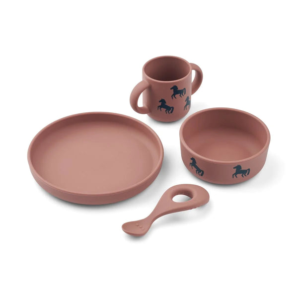 Liewood Silicone Tableware Set - Horses