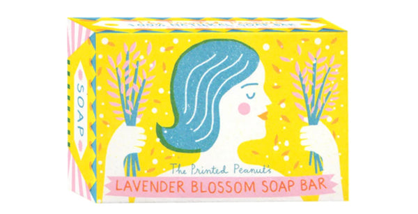 The Printed Peanut Lavender Blossom Soap