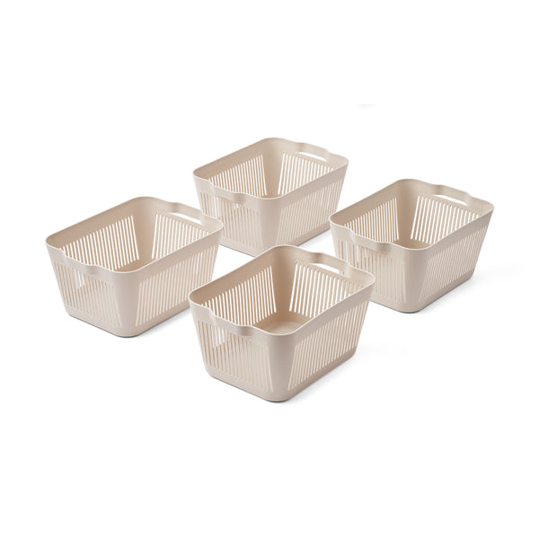 Liewood Makeeva Recycled Basket Small 4-pack - Sandy