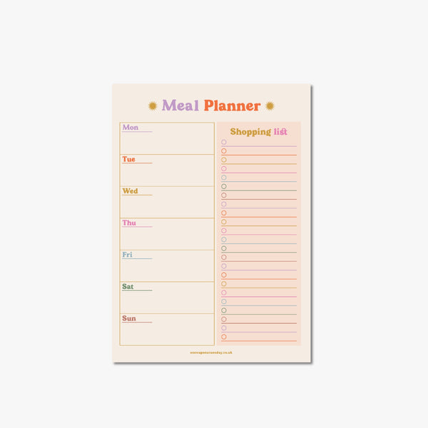 Once Upon a Tuesday Meal Planner & Shopping List