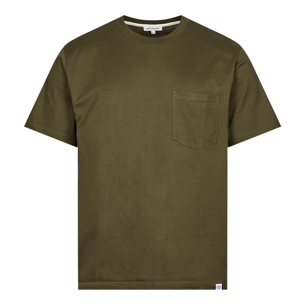 Norse Projects Johannes Pocket T-shirt - Army Green