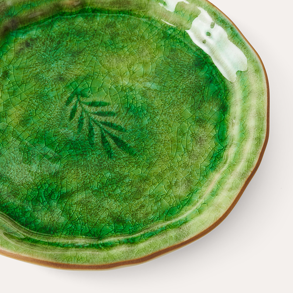 Stahl Ceramics Amuse Bouche Plate in Seaweed