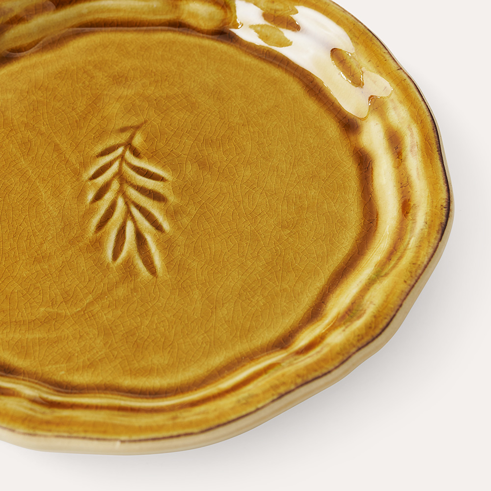 Stahl Ceramics Amuse Bouche Plate in Pineapple