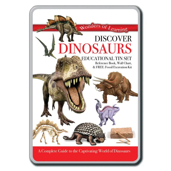 Robert Frederick Ltd Tin Set - Discover Dinosaurs
