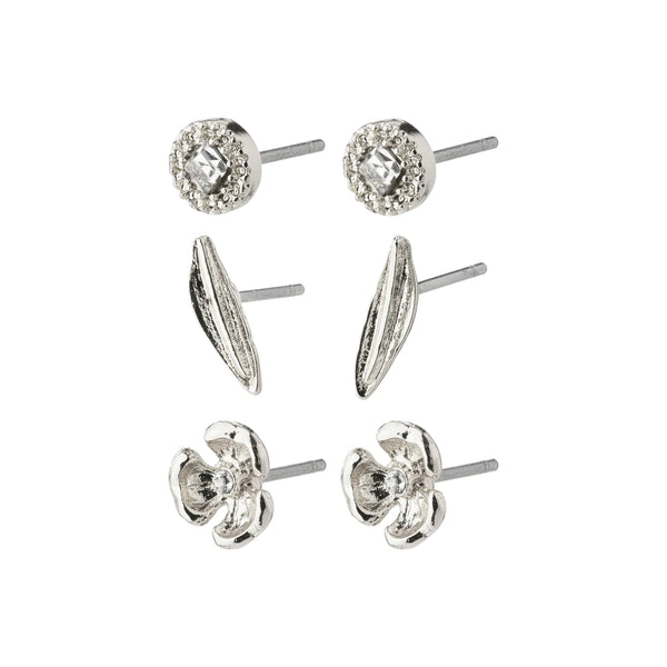 pilgrim-echo-silver-recycled-earrings-3-in-1-set