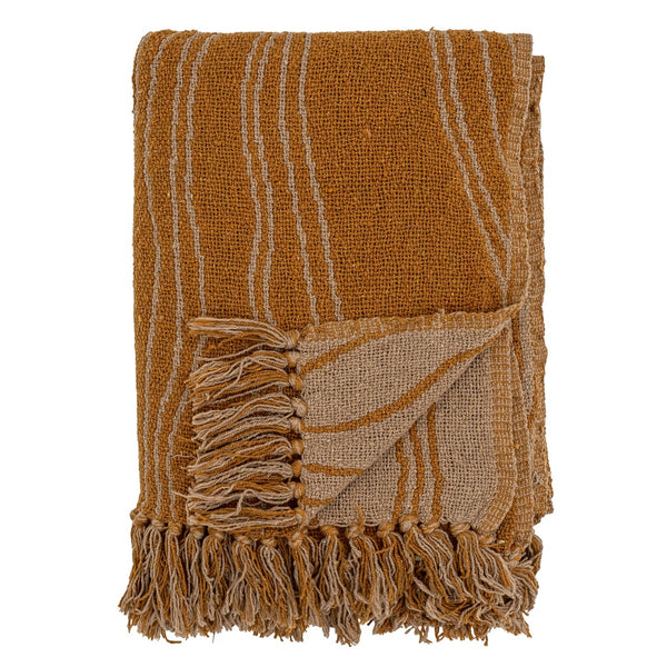 Bloomingville Terracotta Recycled Soft Cotton Throw