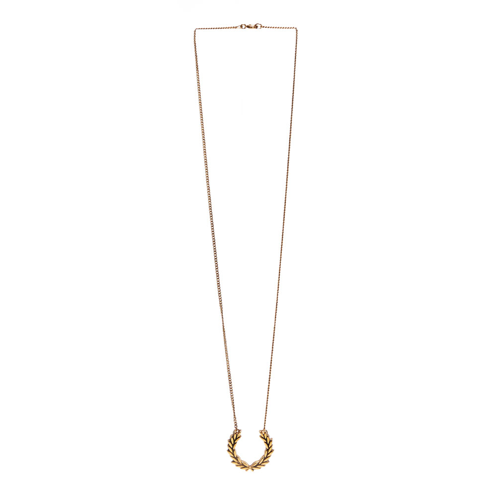Fred Perry Laurel Wreath Necklace - Gold