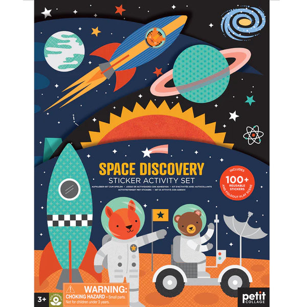 PetitCollage Space Discovery Sticker Activity Set